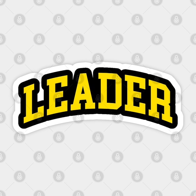 Leader Sticker by monkeyflip